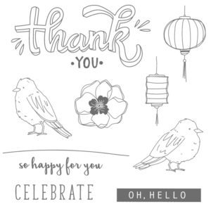 Color me happy stamp set is perfectly designed for use with the Stampin' Blends