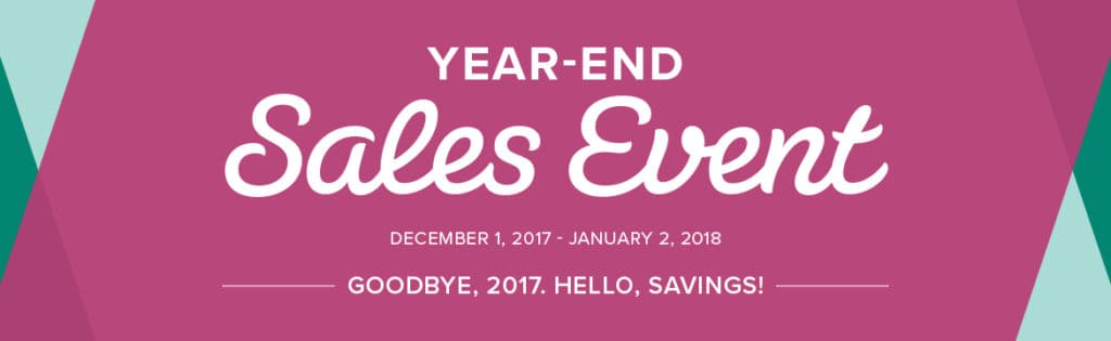 Good-bye 2017 Year-End Sales Event