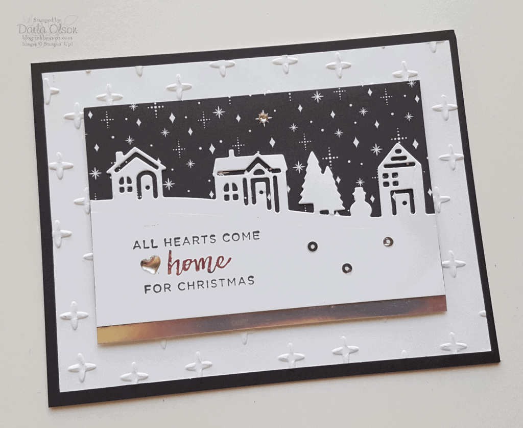 Christmas Card Using Hearts Come Home @ inkheaven
