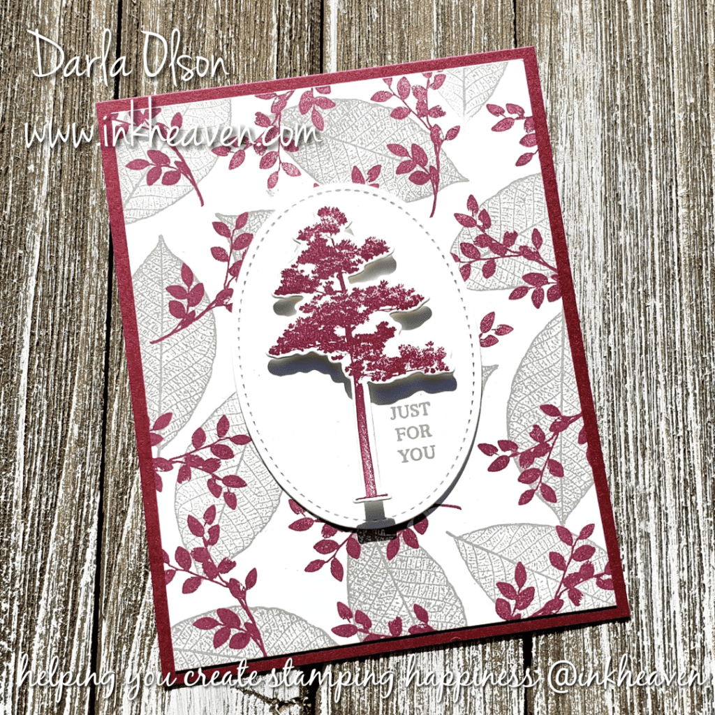 Just for you card created with Rooted in Nature by inkheaven 