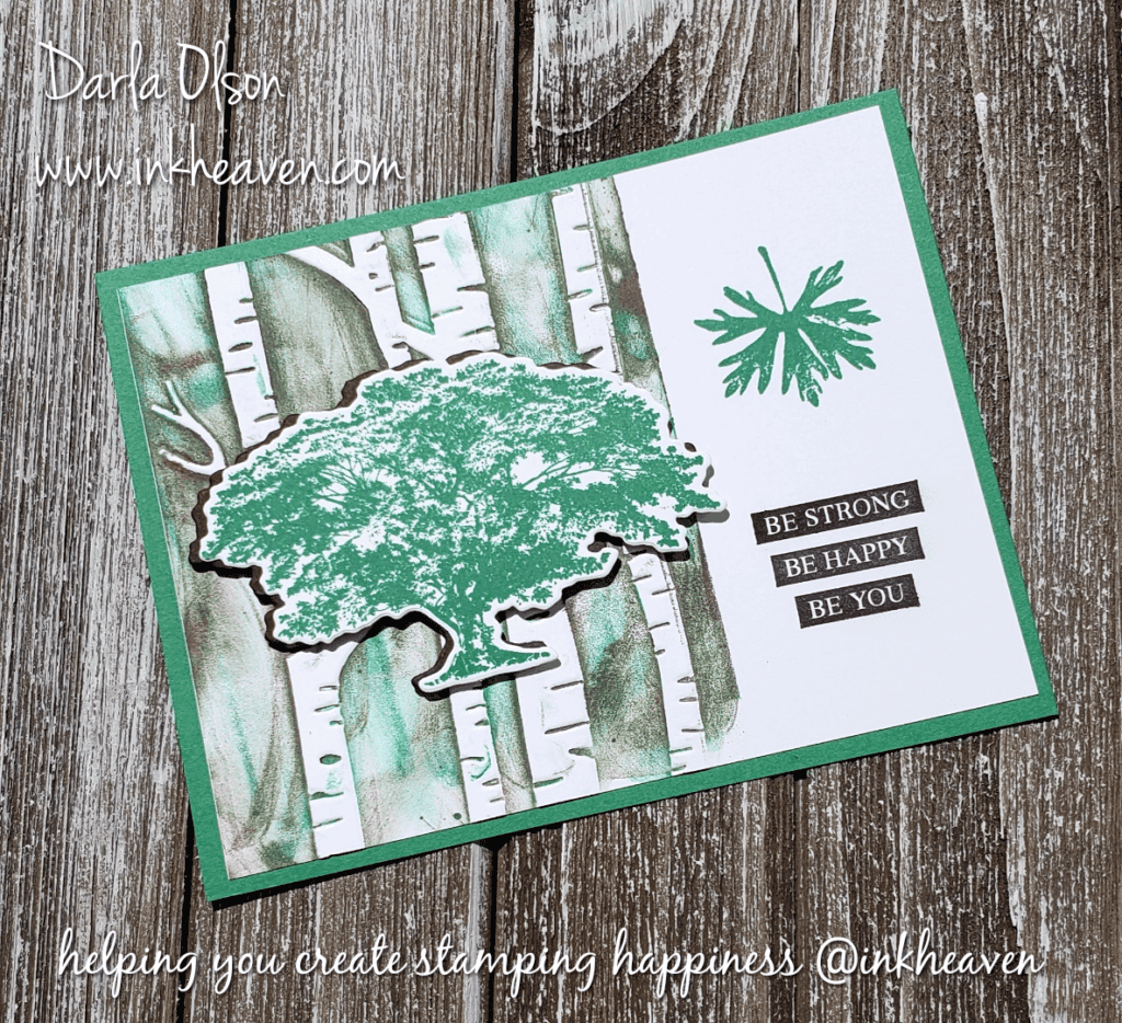 Rooted in Nature with Woodland Embossing Folder in camouflage at inkheaven.