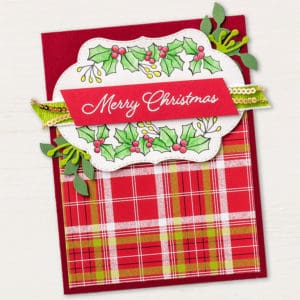 Create this Christmas card with limited-time color your season products for the holidays at inkheaven