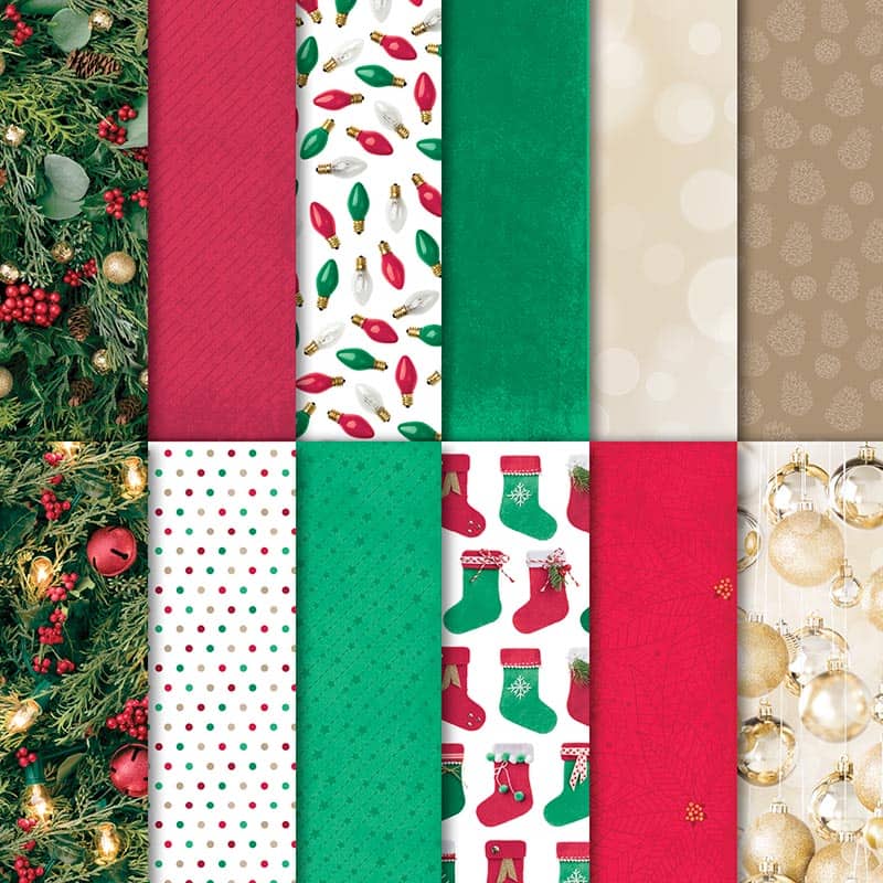 All is Bright Designer Series Paper is the perfect scrapbooking paper for your holidays