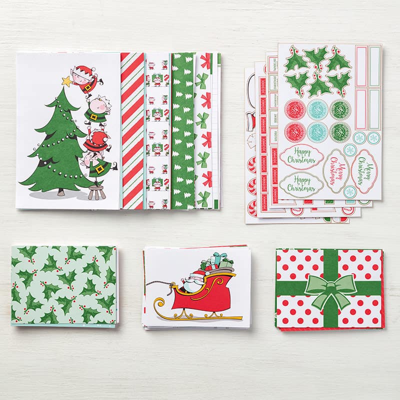 Santa's Workshop Memories & More is pairs perfectly with the Santa's Workshop Designer Series Paper for card making and documenting the holidays!