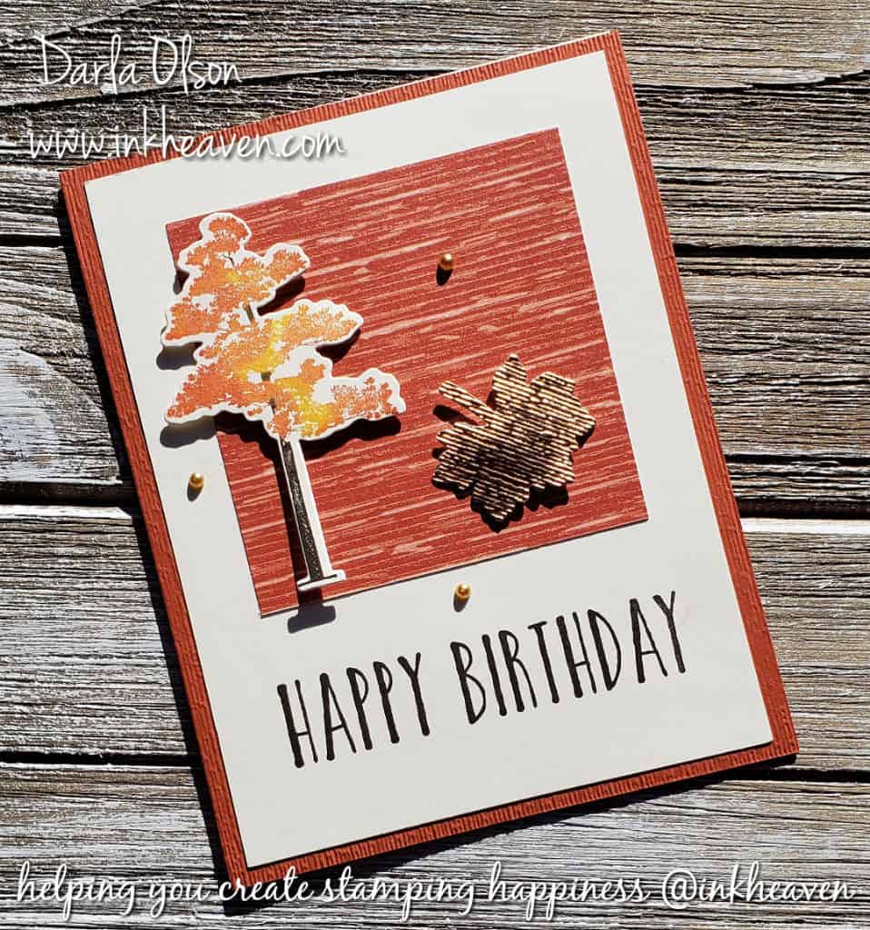 Celebrate Fall Birthdays with nature inspired cards @ inkheaven