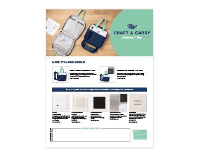 Craft & Carry Stamparatus Bag PDF 