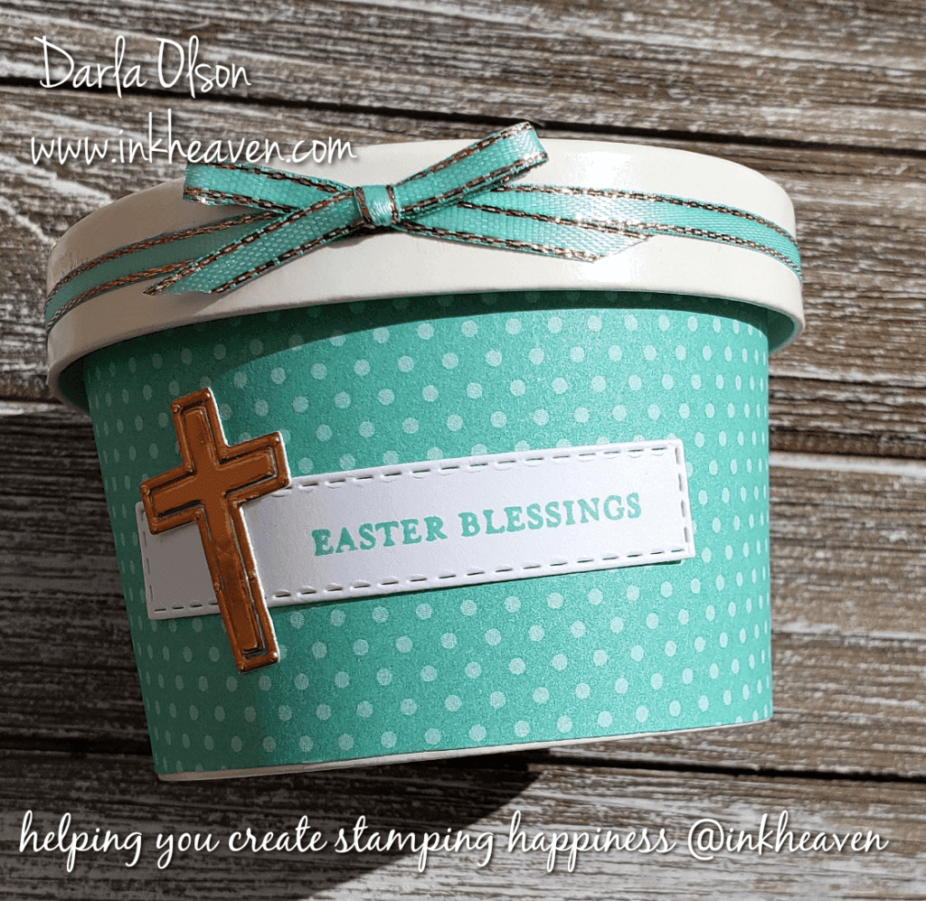 Give away Easter Blessings in a Sweet Cup with a dove treat by Darla Olson @ inkheaven